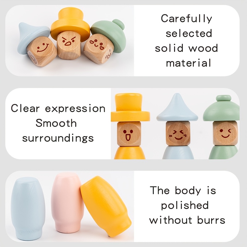 Mini Stacking Game for Color and Expression Matching