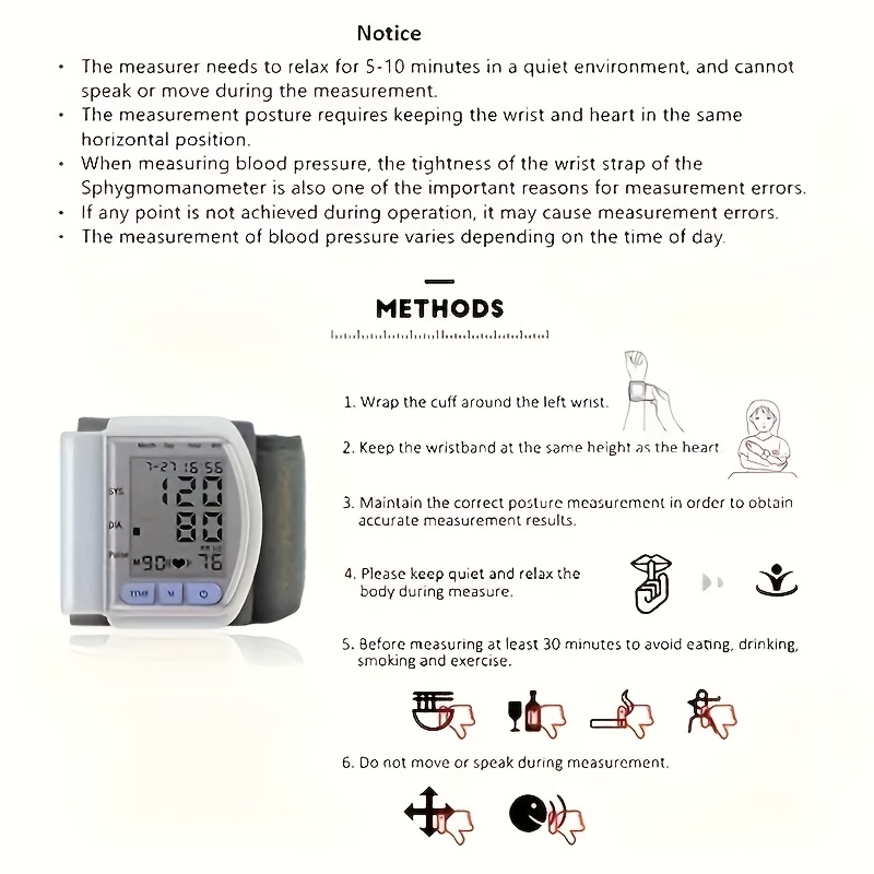   kun automatic wrist   digital   with large lcd and adjustable cuff Product details 4