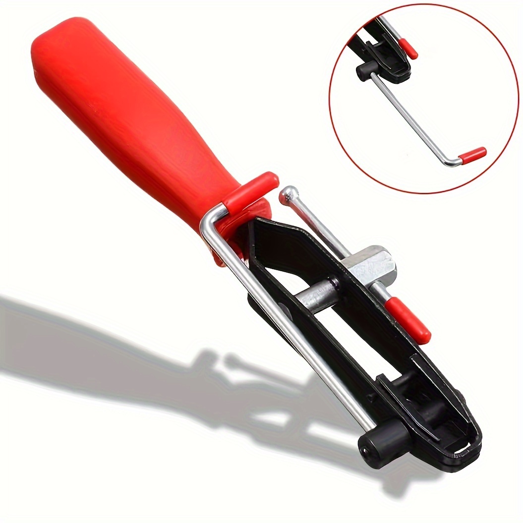 

Professional Cv Joint Ear Clamp Banding Tool With Cutter - Auto Repair Pliers For Fuel, Coolant & Vacuum Hoses, 10mm