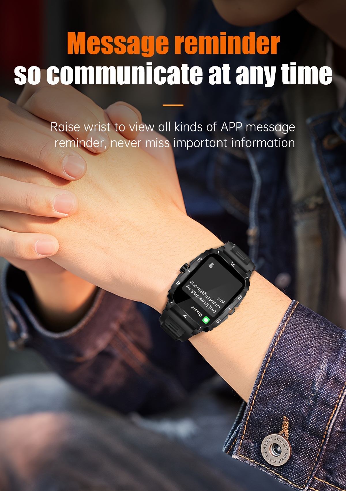 Montre Connectée Livaroe Enregistrement Sportif/assistant Temu Belgium