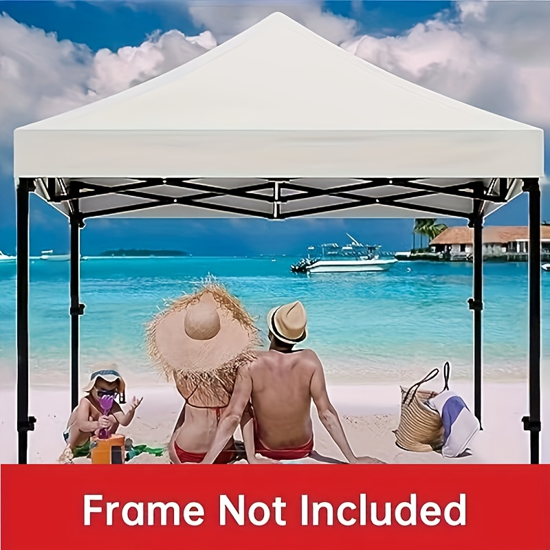a regular outdoor sunshade canopy, 3 meters x 3 meters, suitable for replacing the top of   tents,  , and sun protection canopies,   in multiple colors, without a rigid structure. 0