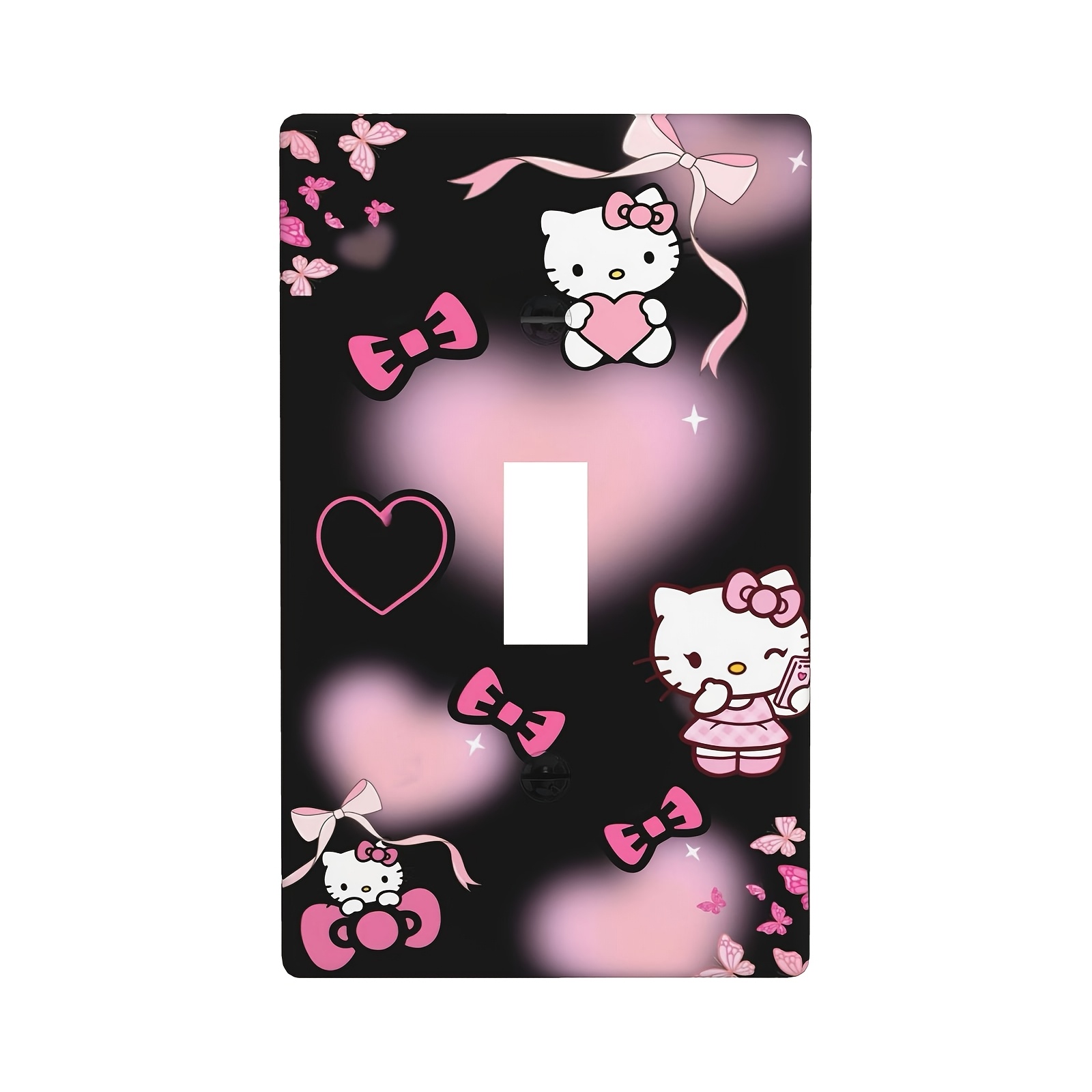 

Authorized Sanrio Hello Kitty Single Toggle Wall Switch Cover Decorative Panel - Of