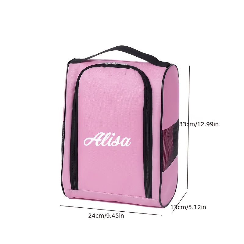TEMU Personalized Custom Logo And Name, Essential For Shoe Stores, Toiletry Bag, Large-capacity Portable Travel Shoe Bag, Hand-carry Shoe Box, Home