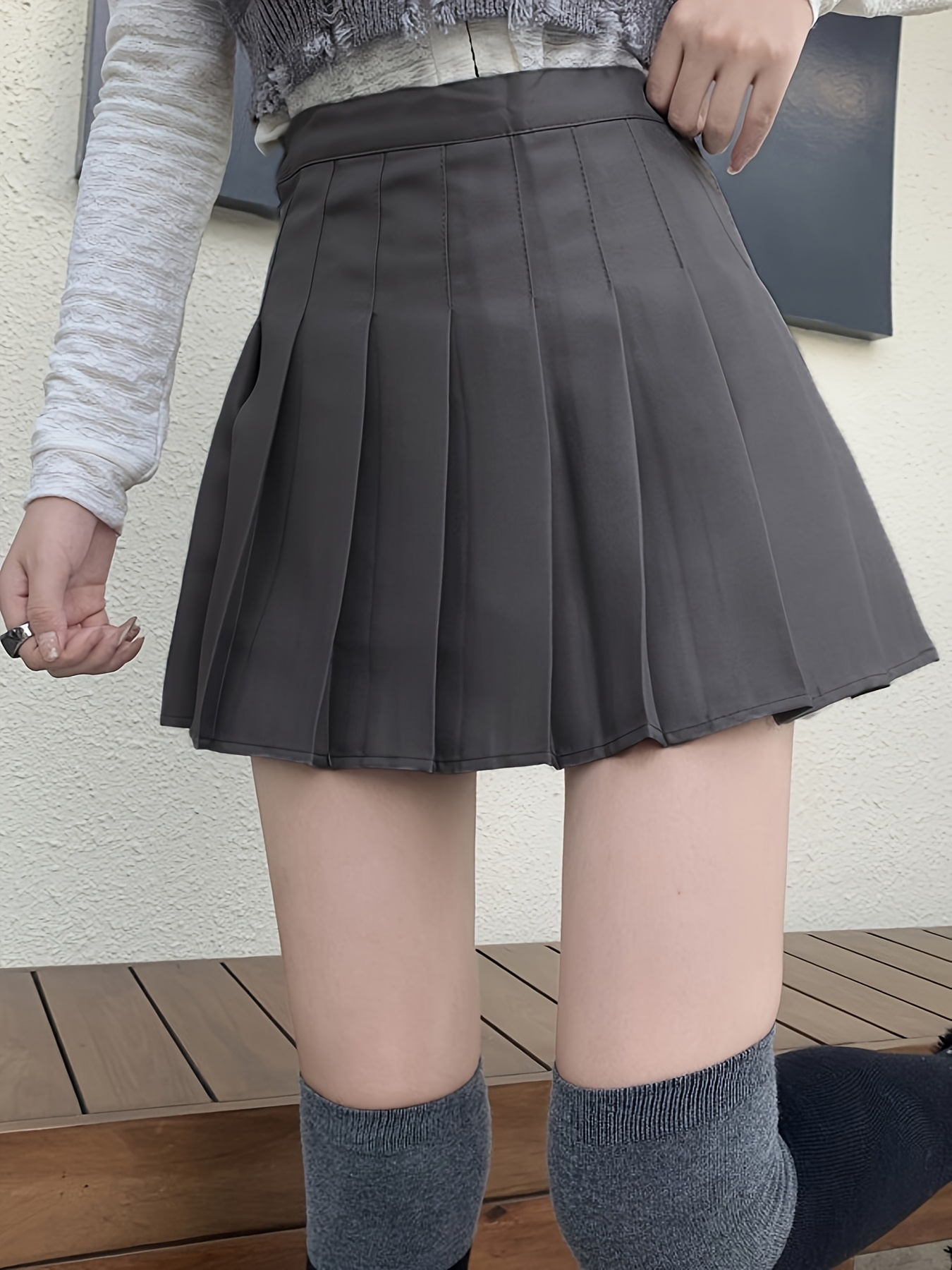 womens pleated skirt new style high waisted a - Temu United Arab