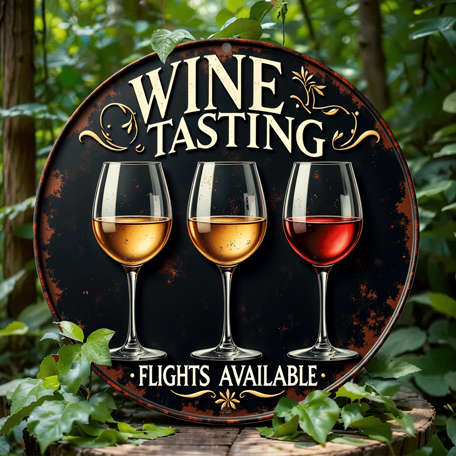 TEMU Wine Tasting Vintage Tin Sign Perfect Gift For Wine Lovers And Home Bar Enthusiasts
