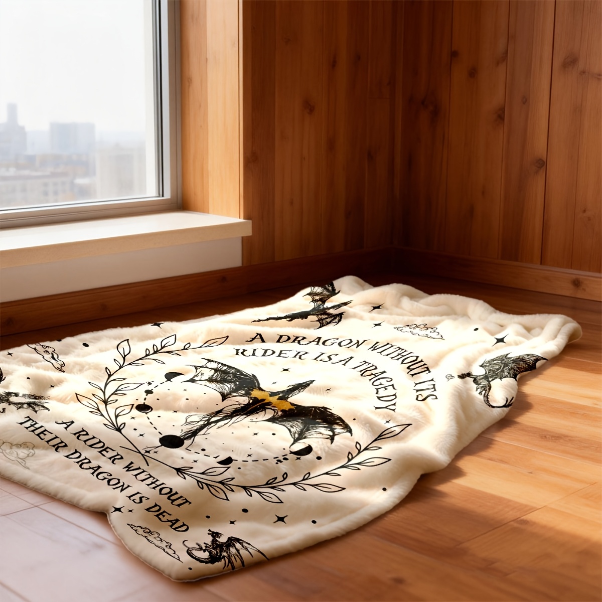 TEMU 1pc Dragon Knight Soft Flannel Throw Blanket - Perfect Gift For , Cozy Bedding, Retro Style