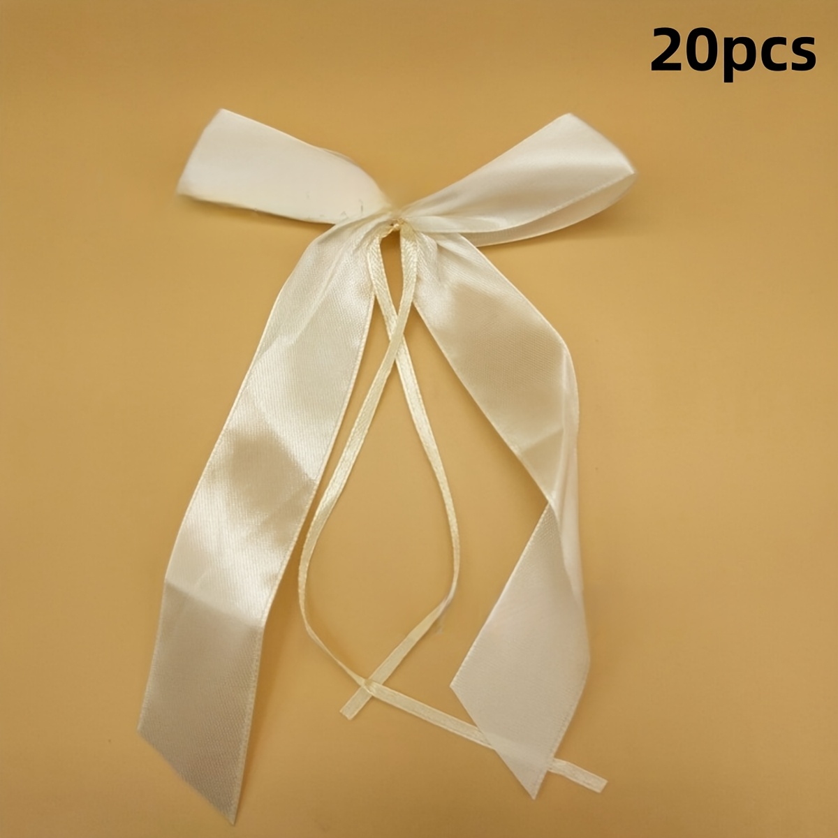 20-pack Wedding Car Decoration Bows, Tulle Valance Ties, European And Bows, Gift Box Bows