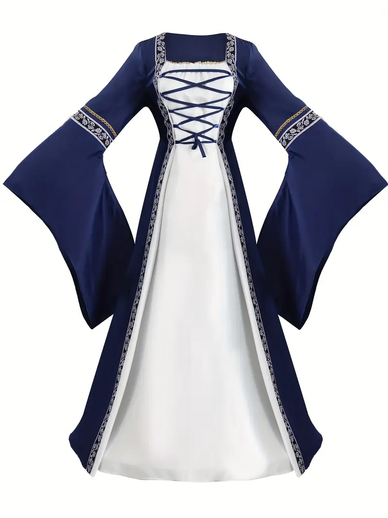 vestido bruja medieval vestido gótico vintage Temu Spain