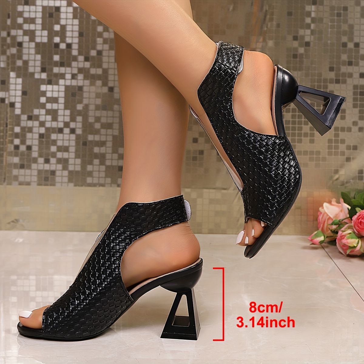 Women's Spring/Summer Simple Comfortable Fashion Elegant Versatile High Heel Sandals, Women Shoes
