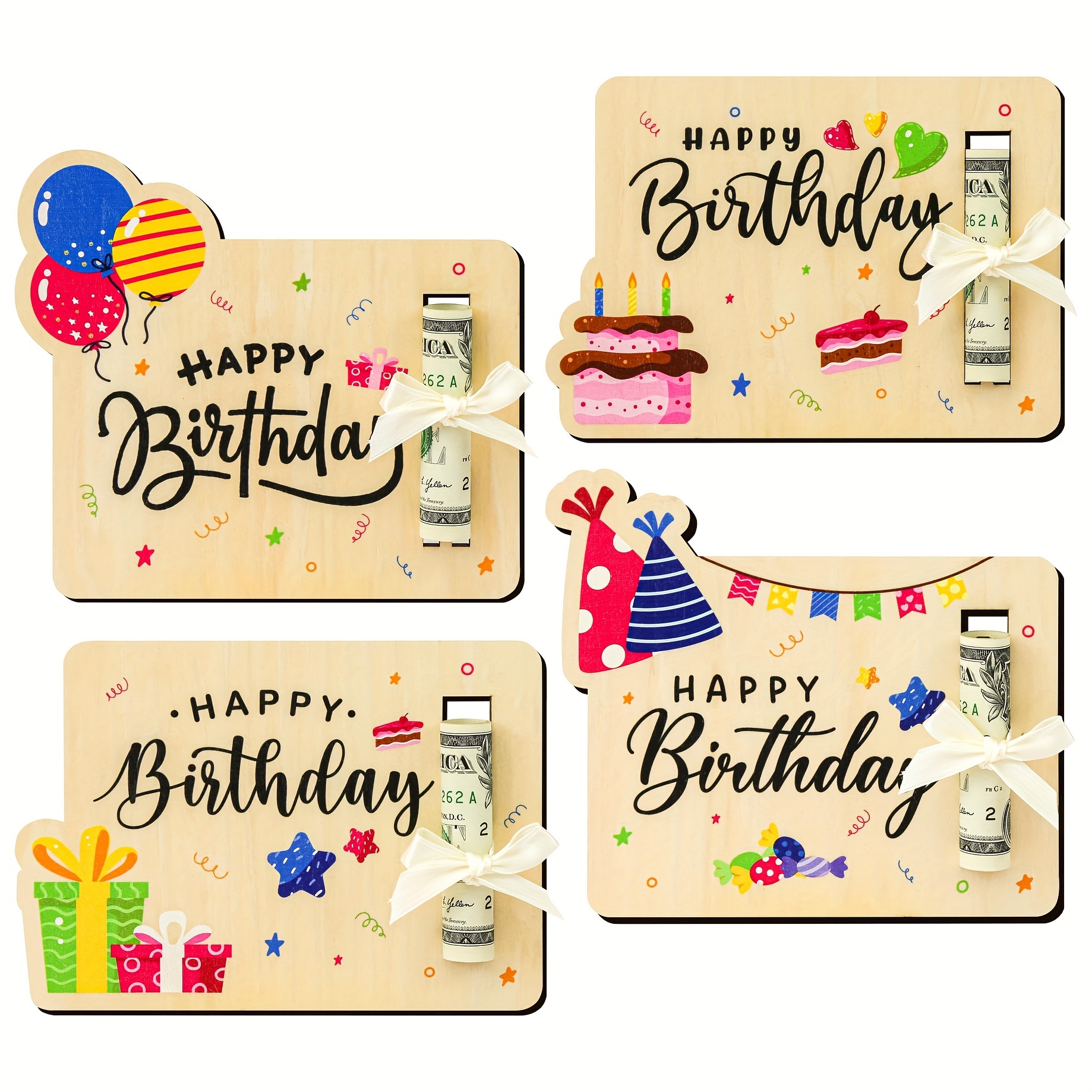 

Birthday Money Gift Ideas - Gift , Wooden , Unique Birthday Gift, Wooden Craft, Home Decor