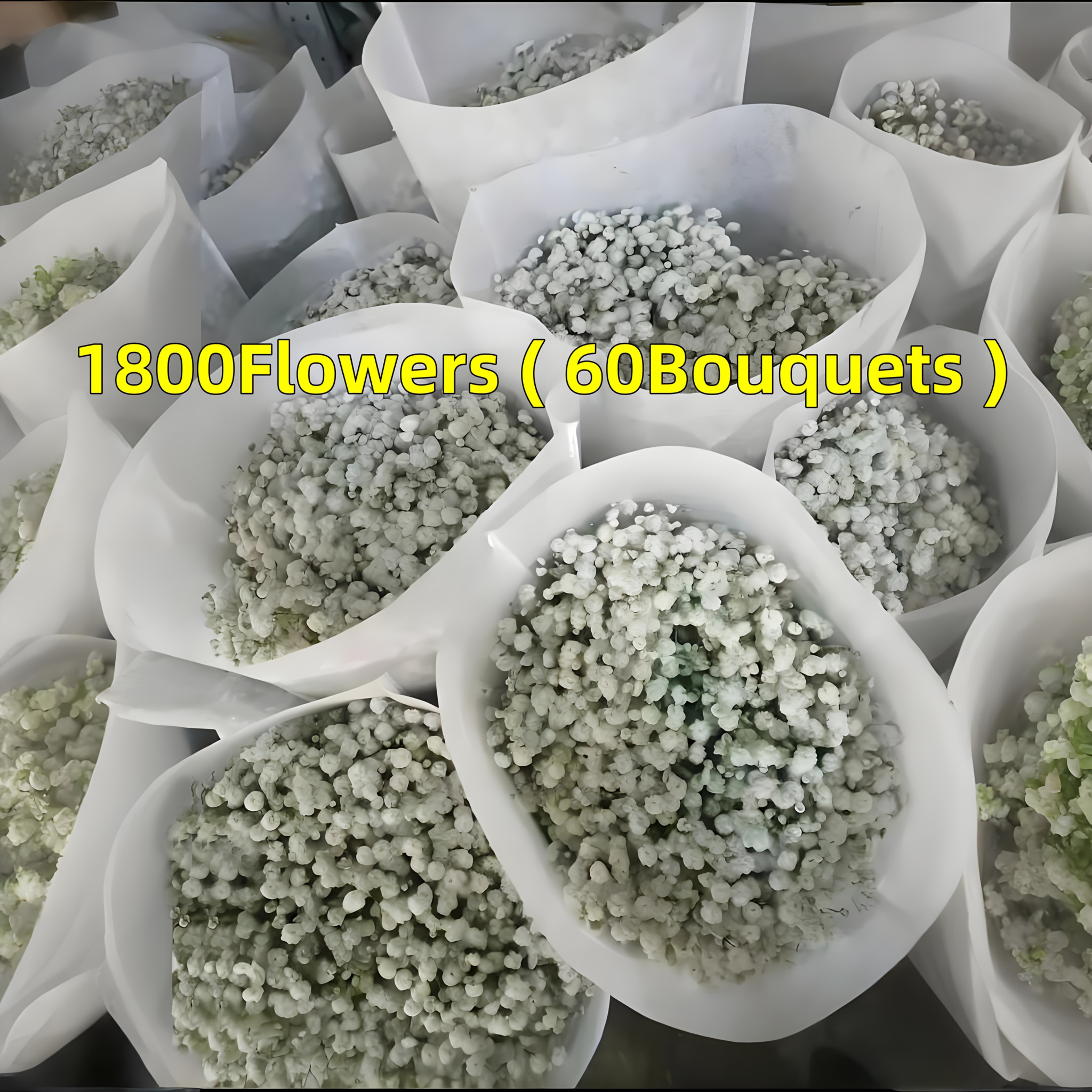   60 bunches real touch white babys breath artificial flowers high end   durable plastic   flowers for wedding party office hotel decor elegant indoor outdoor floral arrangements