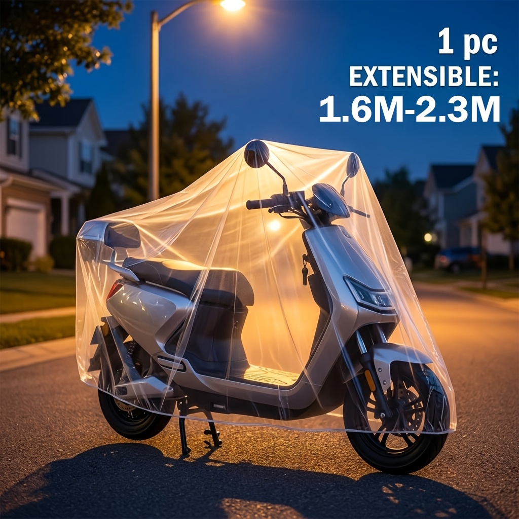 TEMU extragrande para bicicleta adecuada para bicicletas grandes, bicicletas y motocicletas - impermeable y antipolvo para motocicleta con cubierta