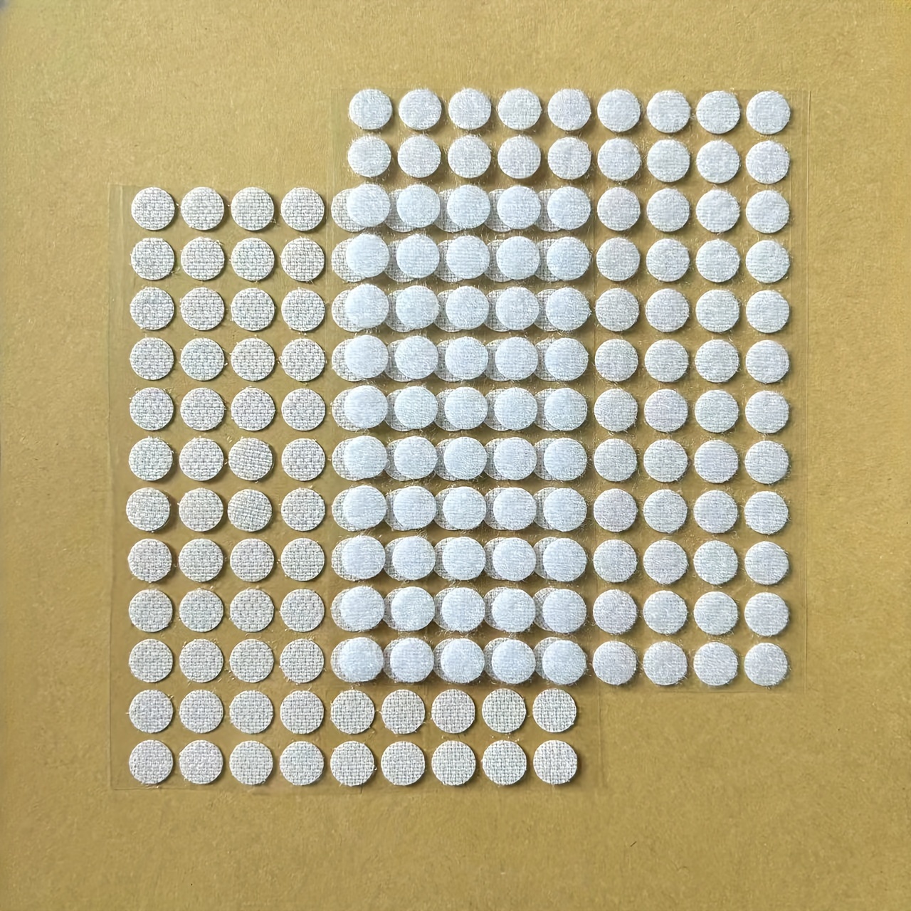 400pcs (200 Pairs) Self-Adhesive Hook and Loop Dots, 0.99 cm Diameter, White Nylon Magic Stickers for Classroom, Office, and Home Organization, Adhesive Dots | Easy Application Stickers | Nylon Adhesive Dots, Dot Stickers