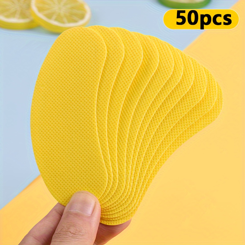 TEMU 50/100pcs Disposable And Portable Odor Resistant Shoe Stickers, Refreshing The Sports Shoes, A Fragrant Insole , A Great , And Fragrant Shoe Stickers