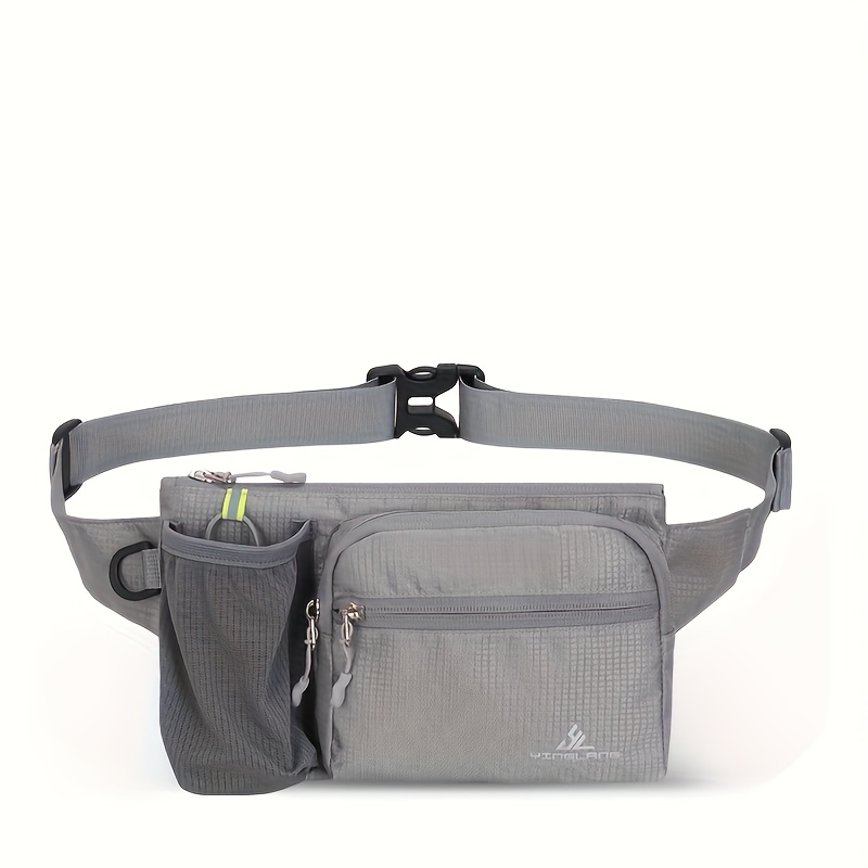 TEMU 1pc Sports Outdoor Casual Waist Pack Multi-functional Water Bottle Waist Belt Bag Waist Pouch For Jogging Fitness, Shopping, Hiking, Back To