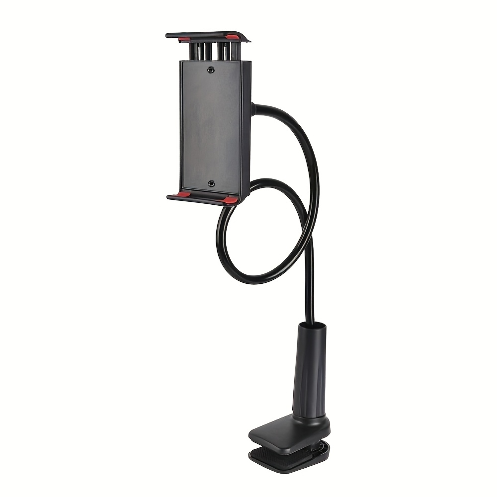 E-shop 360° drehbarer universeller Tablet- Handyhalter mit flexiblem Spiralfuß für freihändiges Betrachten – Perfekter Nachttisch-Begleiter für Tablets