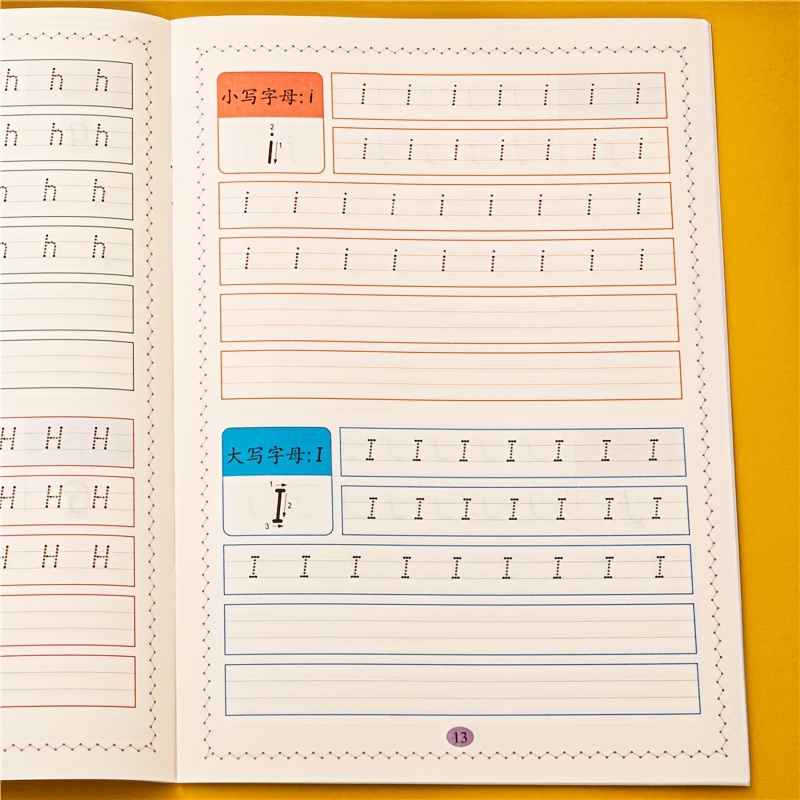 A-Z English Alphabet Pen Control Practice Book, Beginner