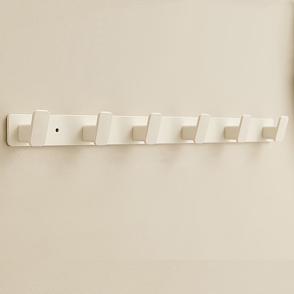 E-shop Weltraum-Aluminium + ABS Material Wandhakenregal, Türhaken, einfache Klebe-/Bohrmontage Wandregal, Mantel-Hut-Schlüsselhalter,