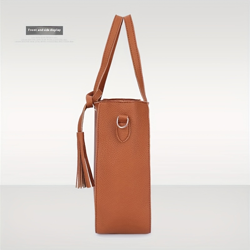 Conjunto de Elegantes Bolsos para Mujer con Bolso Grande, Bandolera y Pequeño Clutch, Adecuado para Moda Femenina, Vacaciones y Salidas