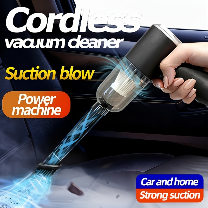 USB Charged Handheld Vacuum Cleaner: Dual Battery, 36V or Below, 18650 Li-ion Battery, Suitable for Home and Car Use