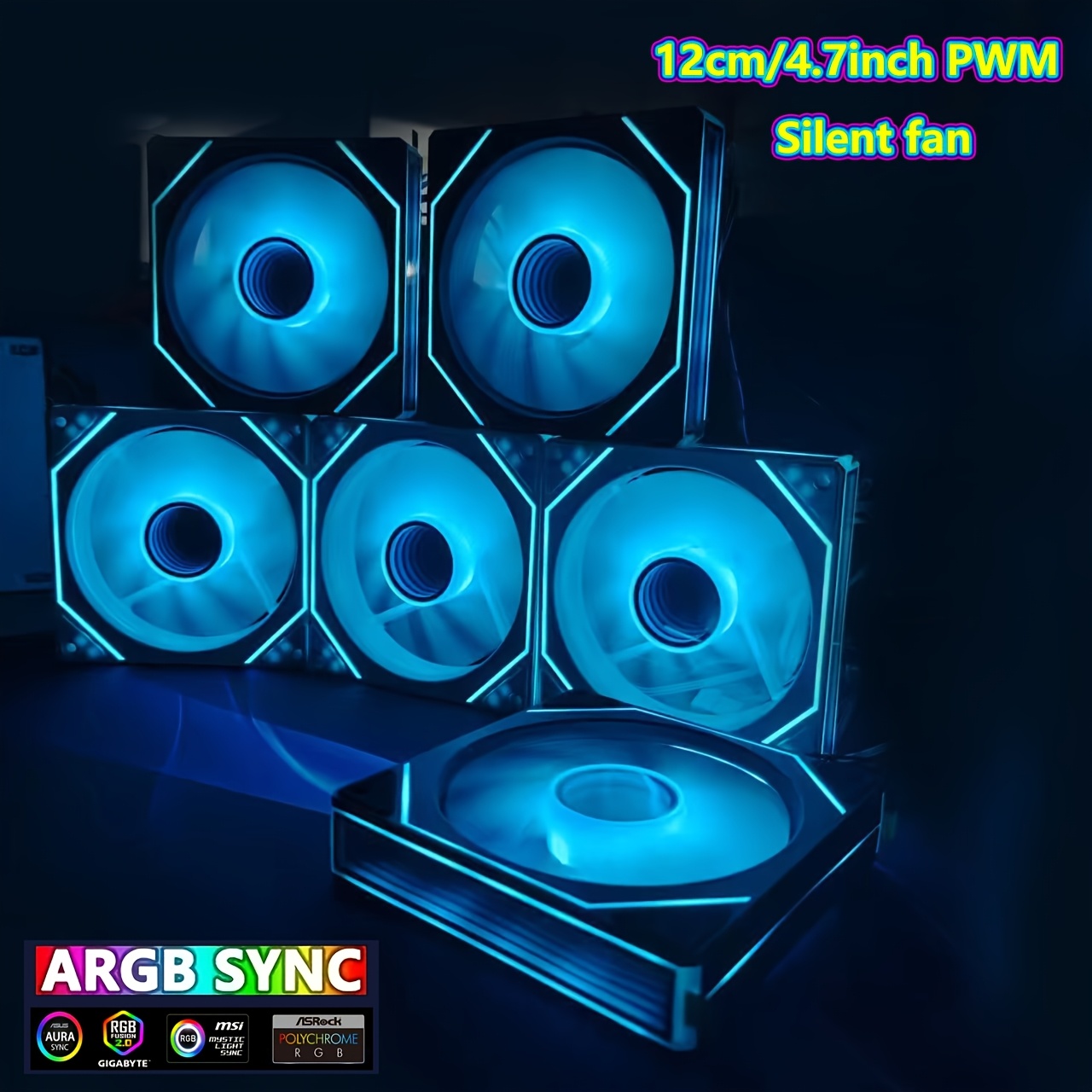 pc fans sold on Temu United States