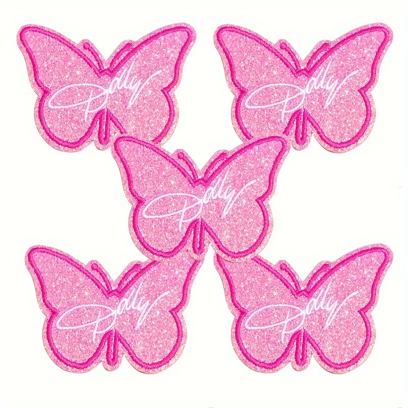 

1pcs/2pcs Embroidery Patch, Iron-on Or Sew-on Appliques For Clothes, Dresses, Hats, Jeans, Diy Accessories, Garment Decoration Appliques