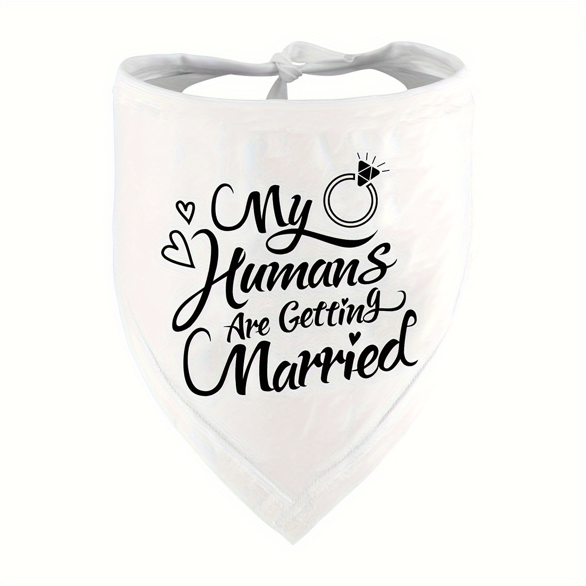 Dog Bib Wedding Decoration Accessory Pet Scarf