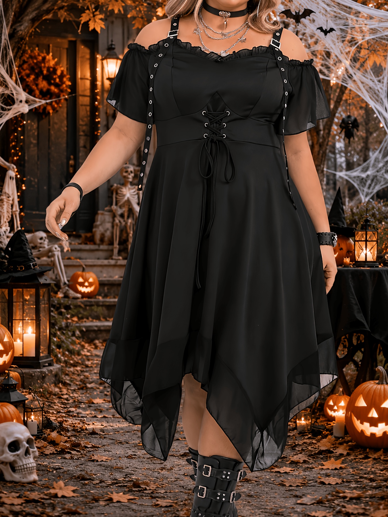 emo dresses sold on Temu United States