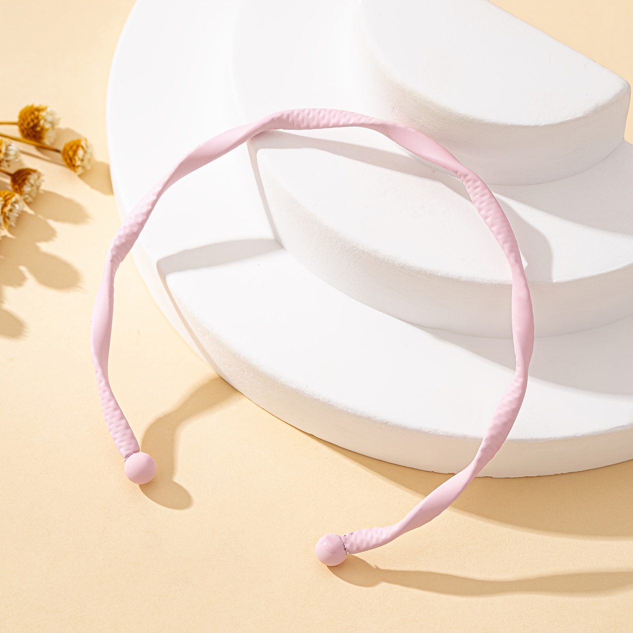 Stylish Women's Open Bangle Bracelet with Golden Pattern