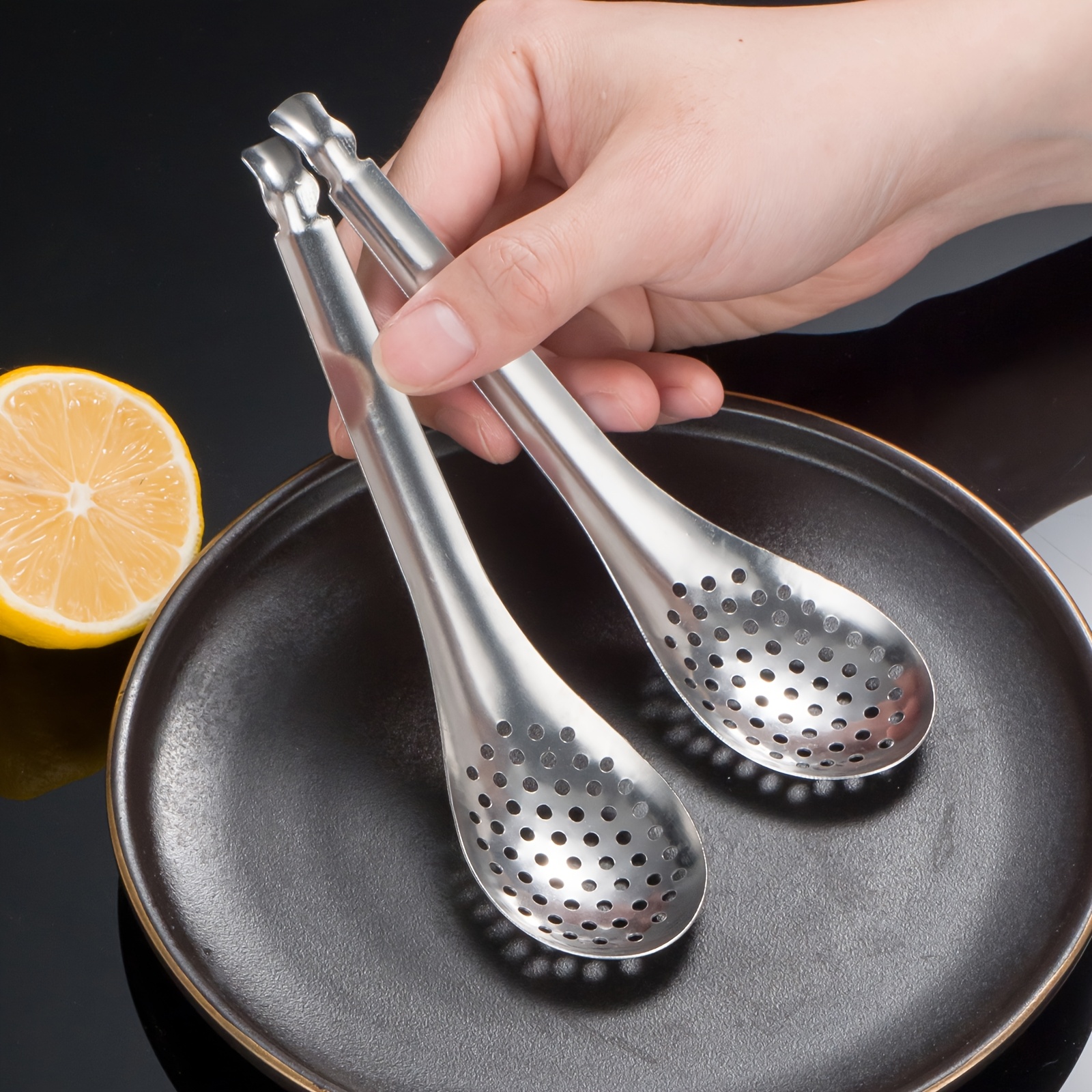 E-shop 4er-Set Edelstahl- für Familien, inklusive Löffel für , Eigelb-Kapsel-Filter und kreative Werkzeuge für Molekulargastronomie