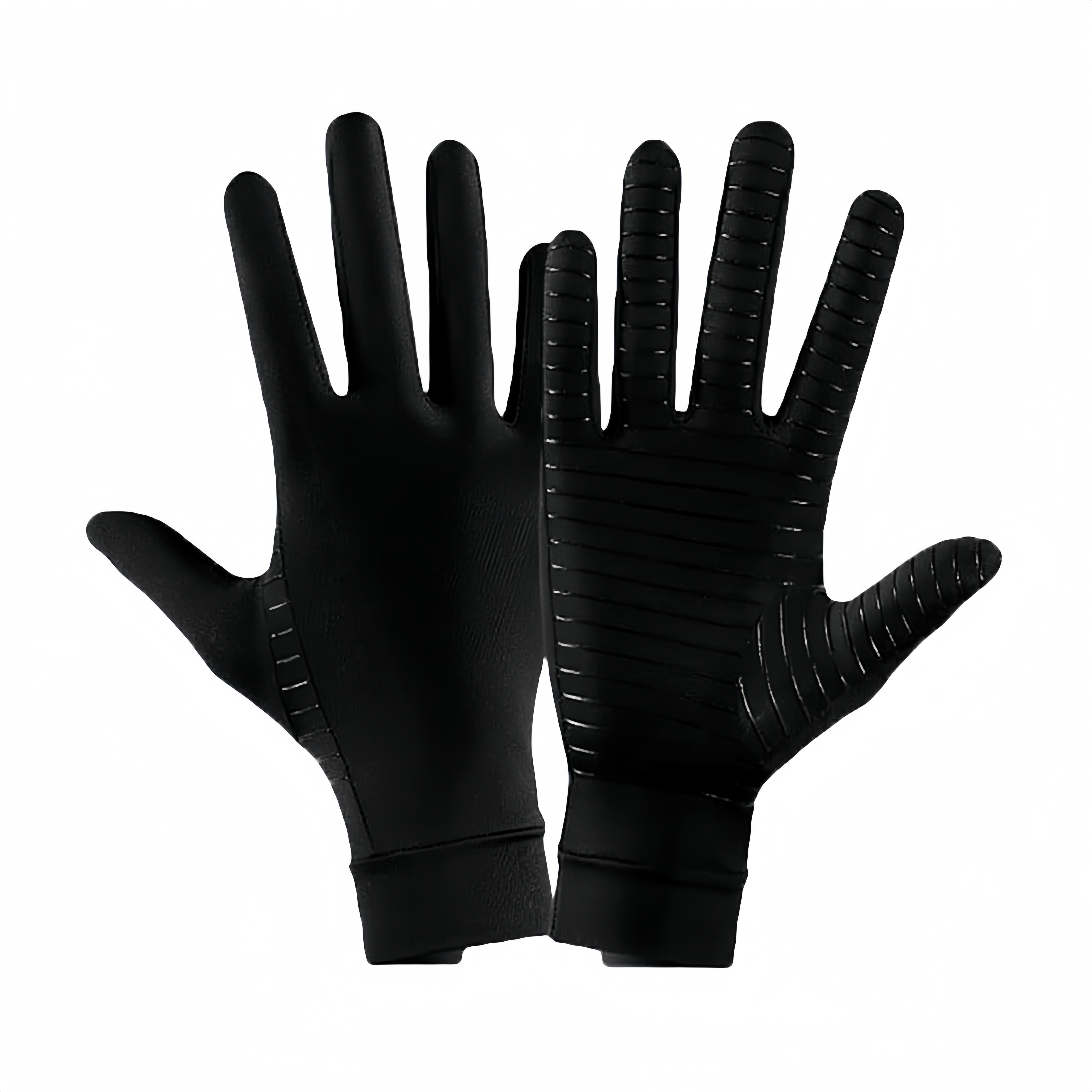

Copper Fiber Full Finger Fitness Gloves For Joint And Pressure Protection, Cycling And Outdoor Use