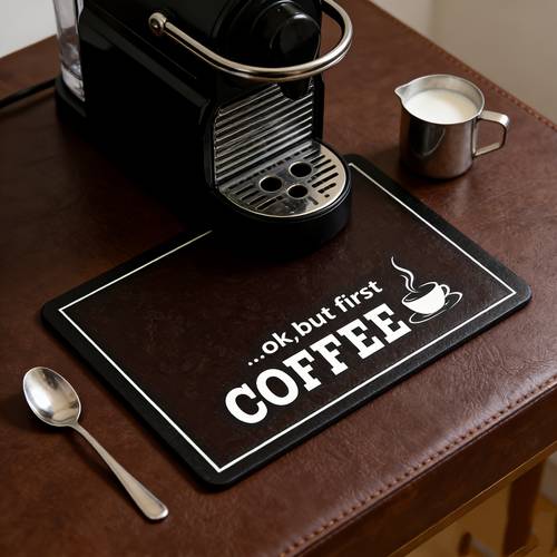 1pc 11 81 7 81in coffee machine mat coffee machine absorbent mat kitchen countertop drain mat easter birthday gifts ideal gift picks for back to school campus return graduation season christmas halloween thanksgiving more