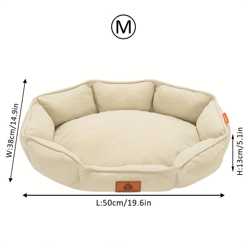 TEMU 1pc Plush Pet Bed, Pet Mat, Options, All-stage Cat And Dog Mattress