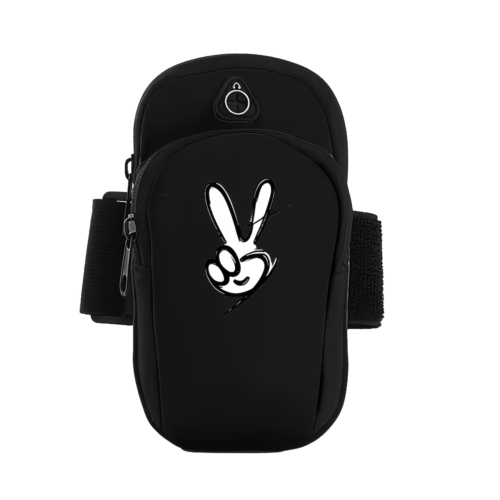 TEMU [phone Armband] 1pc Multi-functional Running Arm Bag, Outdoor Sports Style Armband, Phone Pouch, Suitable For Running And Cycling