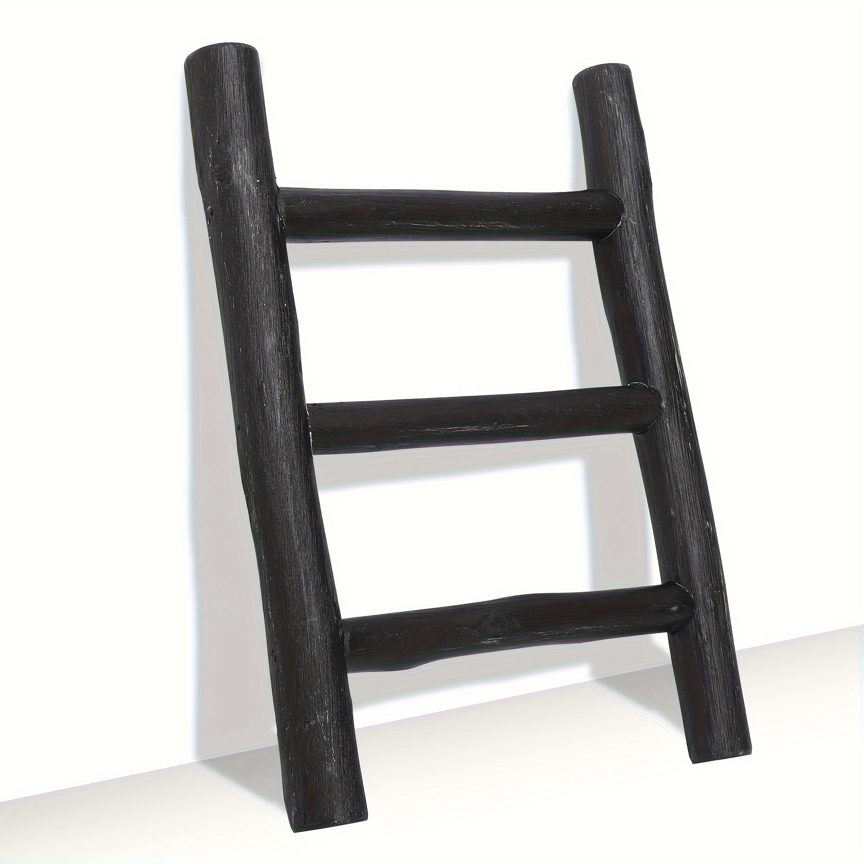 Rustic Farmhouse Mini Wooden Ladder - Versatile Tea Towel Holder & Display Rack For Kitchen And Bathroom Decor, Brown, Towel Racks