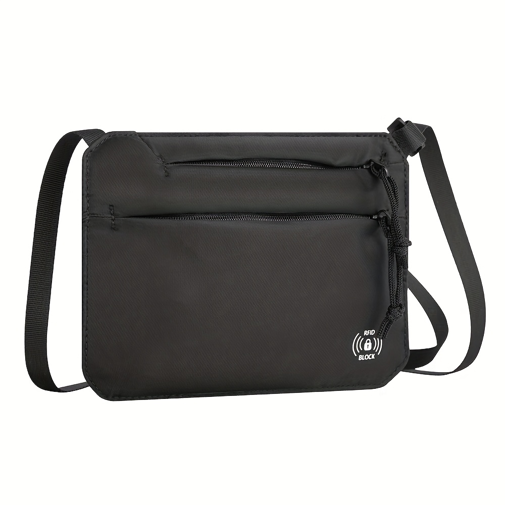E-shop RFID Hals-Passport-Geldbörse Multifunktionale Passport-Tasche mit Schultergurt Mehrfach- Passport-Gürteltasche