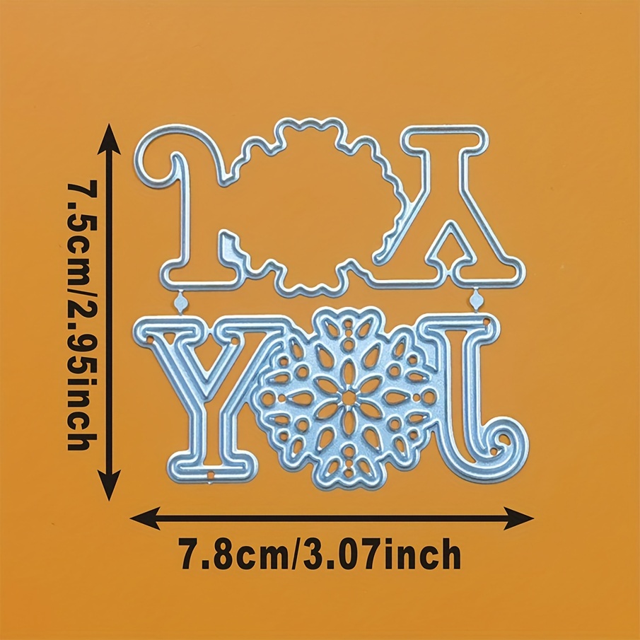 TEMU 1pc Snowflake Craft Metal Cutting Mold Suitable For Making And Greeting Cards