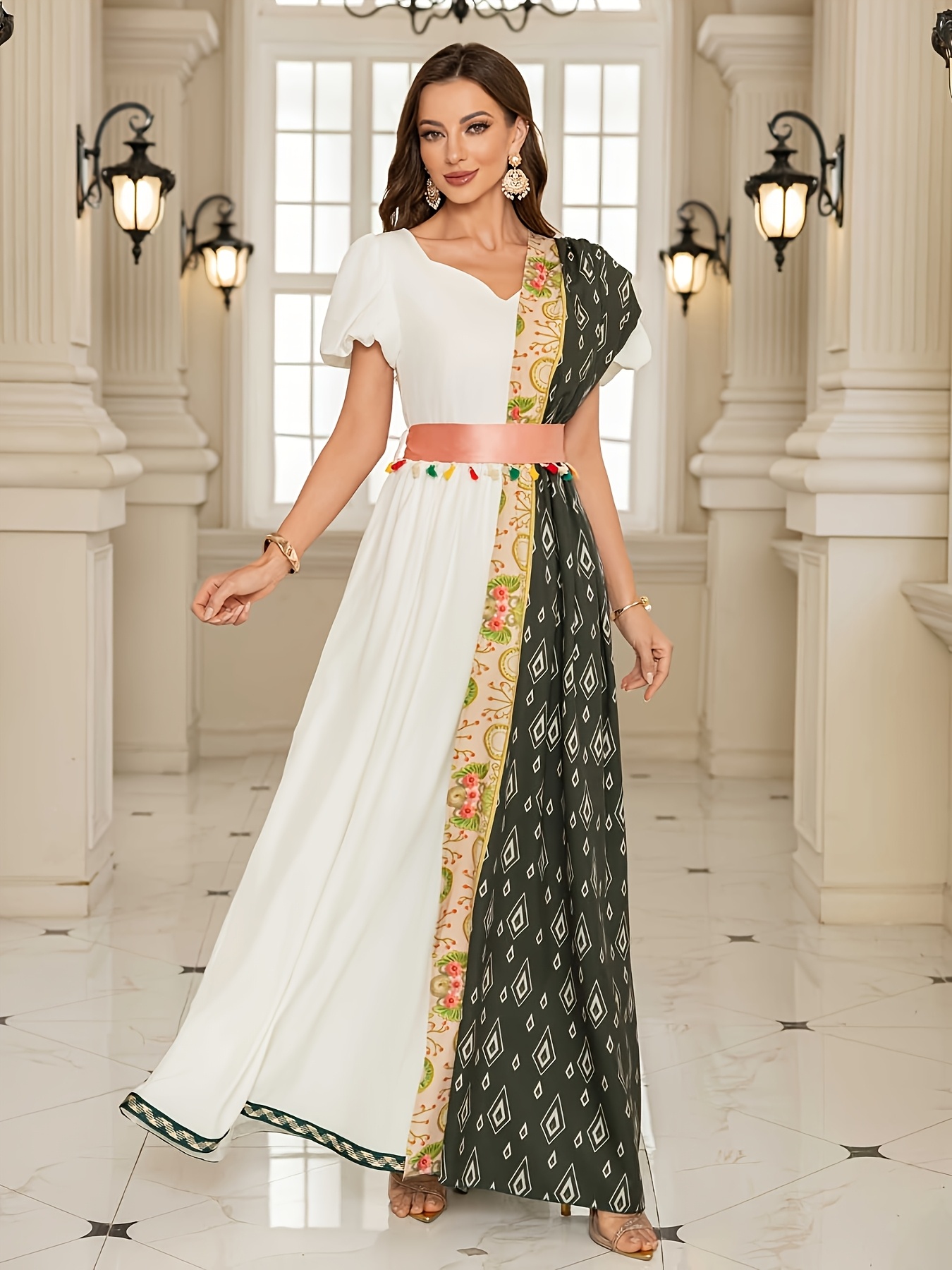 pattern festival dress ramadan festival dress ethnic block
