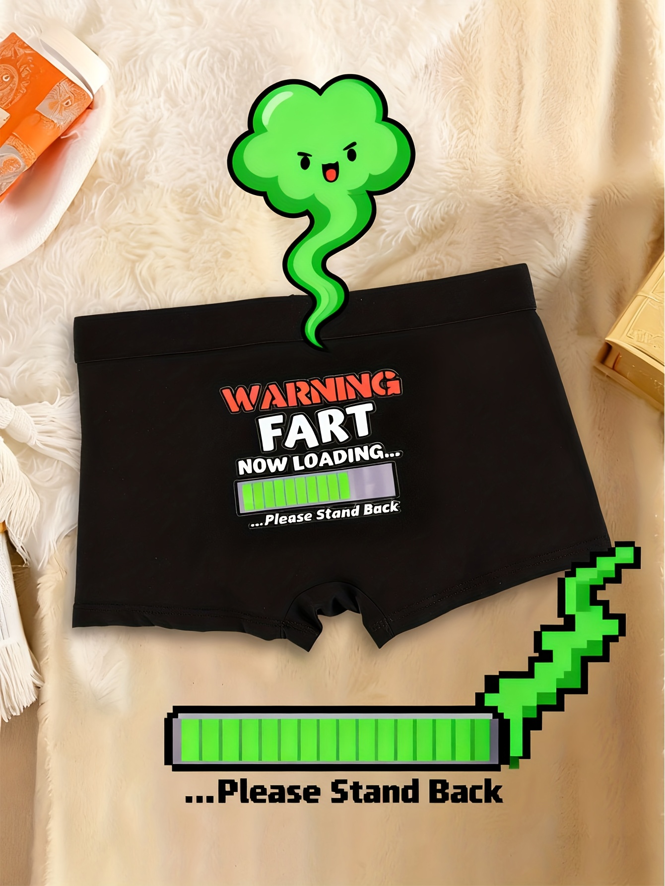 Sous-vêtement,caleçon Classique Harajuku Pour Homme, Caleçon Court