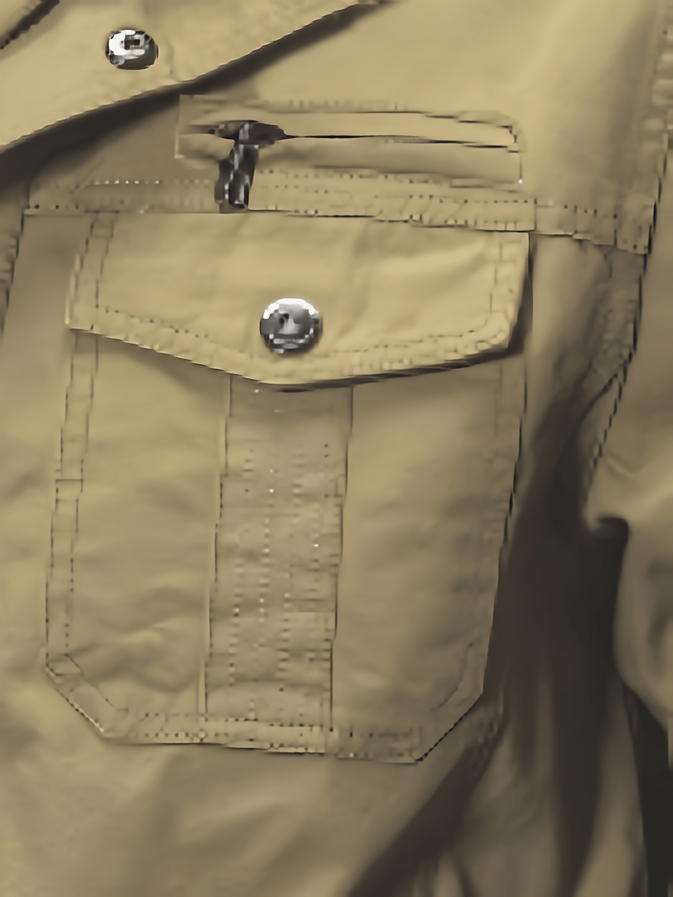 Men's Casual Jacket for Spring and Autumn, Made with Thick, Comfortable, and Structured Fabric in a Vintage Style. Features Multiple Pockets, Ted Ribbed Cuffs and Hem for Windproof Warmth. Suitable for Daily Work, Outdoor Sports