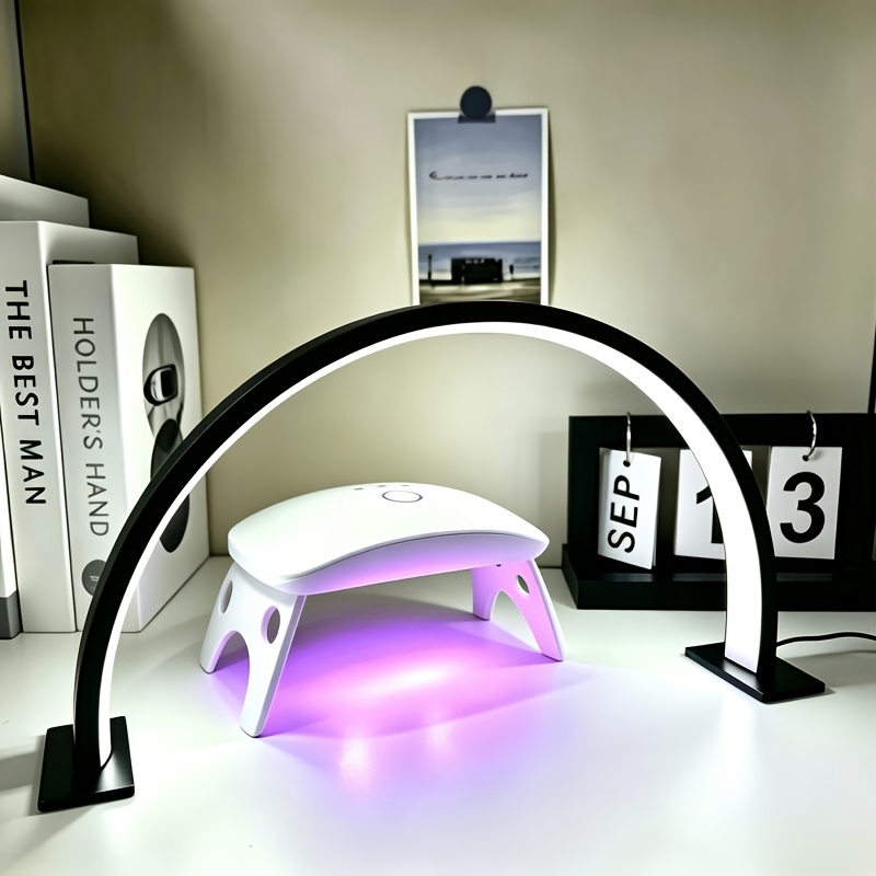 TEMU Lámpara de uñas portátil de , temporizador inteligente para gel de secado rápido, regalo exquisito para de la