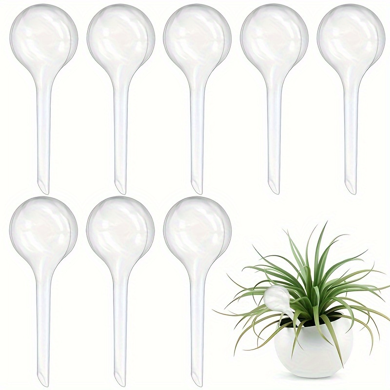 

8pcs, Clear Plant Watering Globes,plastic Self-watering Bulbs,automatic Watering Globes,garden Water Device For Plant Indoor Outdoor