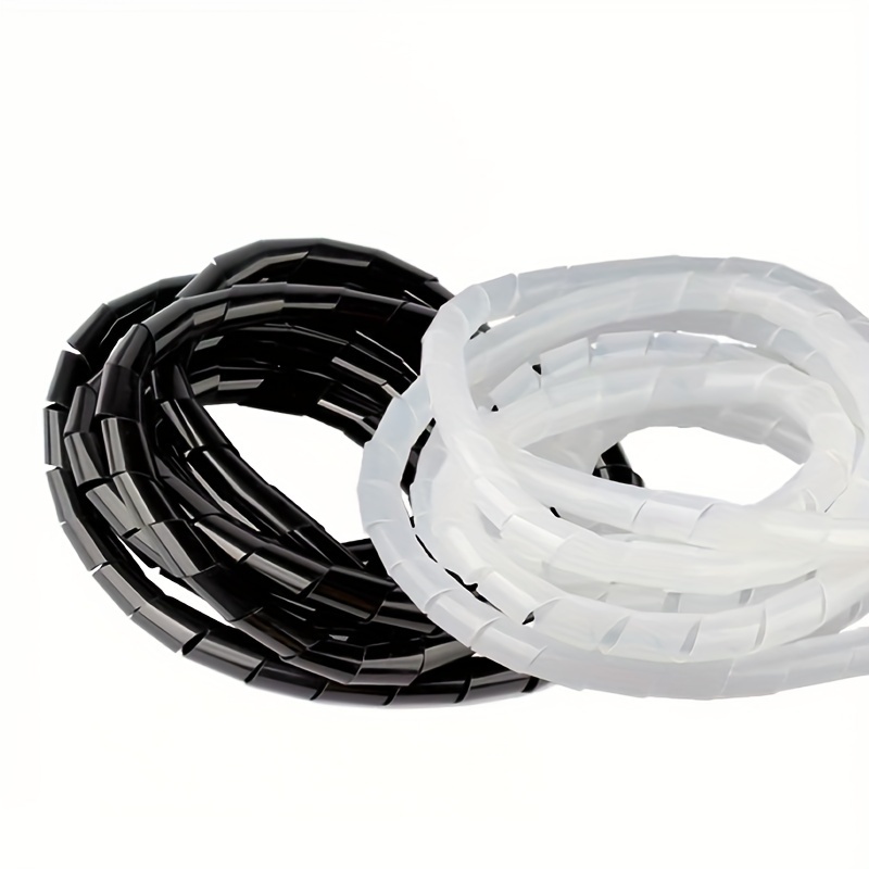 20/39/118/236/394 Black/white Braided Cable Management - Temu Canada