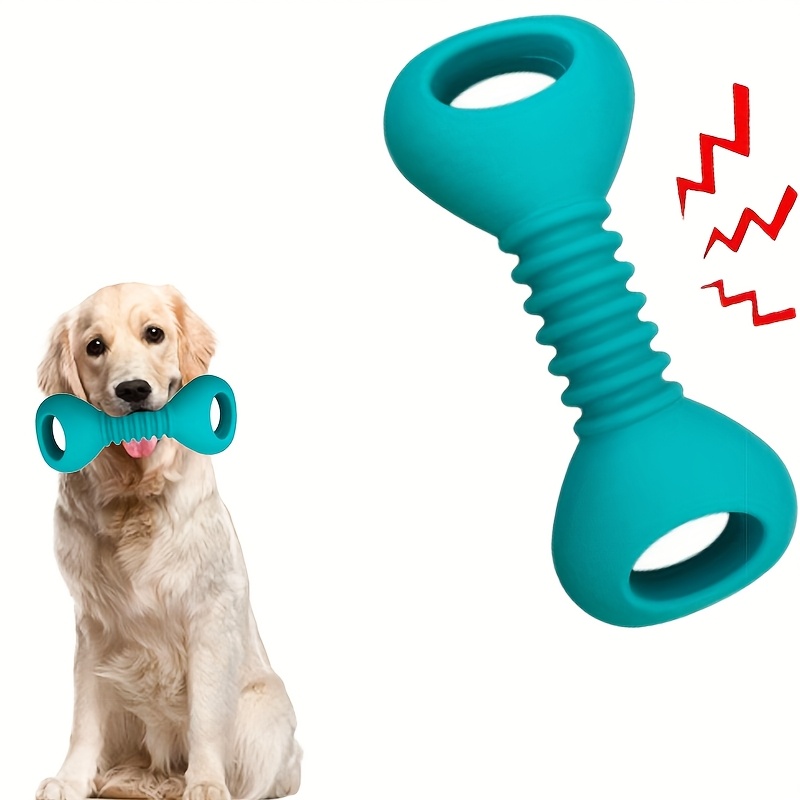 large bone shaped dog toy with   durable thermoplastic rubber     large breeds and   puppies large dog toy   dog toy durable dog toy 0