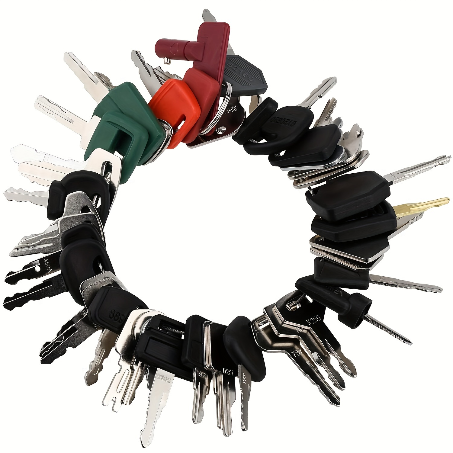 

42 High Quality Heavy Equipment Keys - Set For Construction Vehicle Ignition Keys