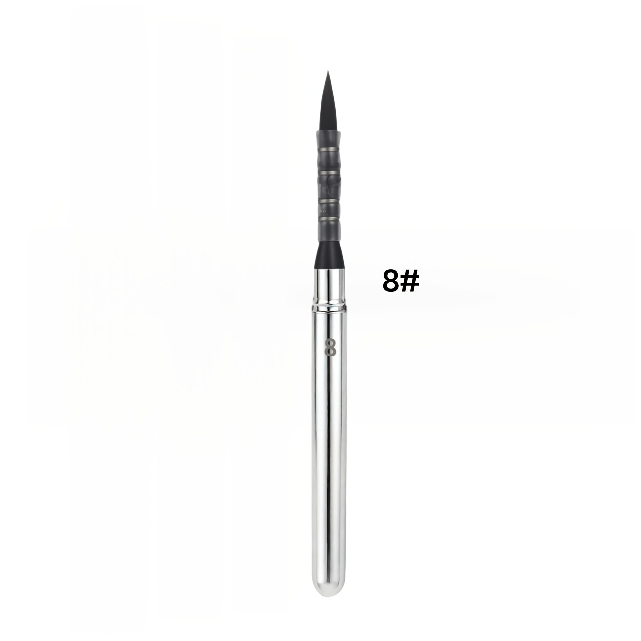 TEMU Pennello professionale da viaggio per , singolarmente. Disponibile nelle misure #8/#10/#14/#18. un pennello a a punta con setole naturali e