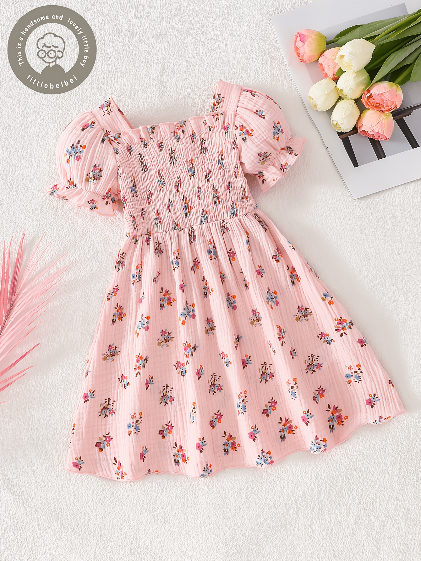 baby girl dress cotton sold on Temu United States
