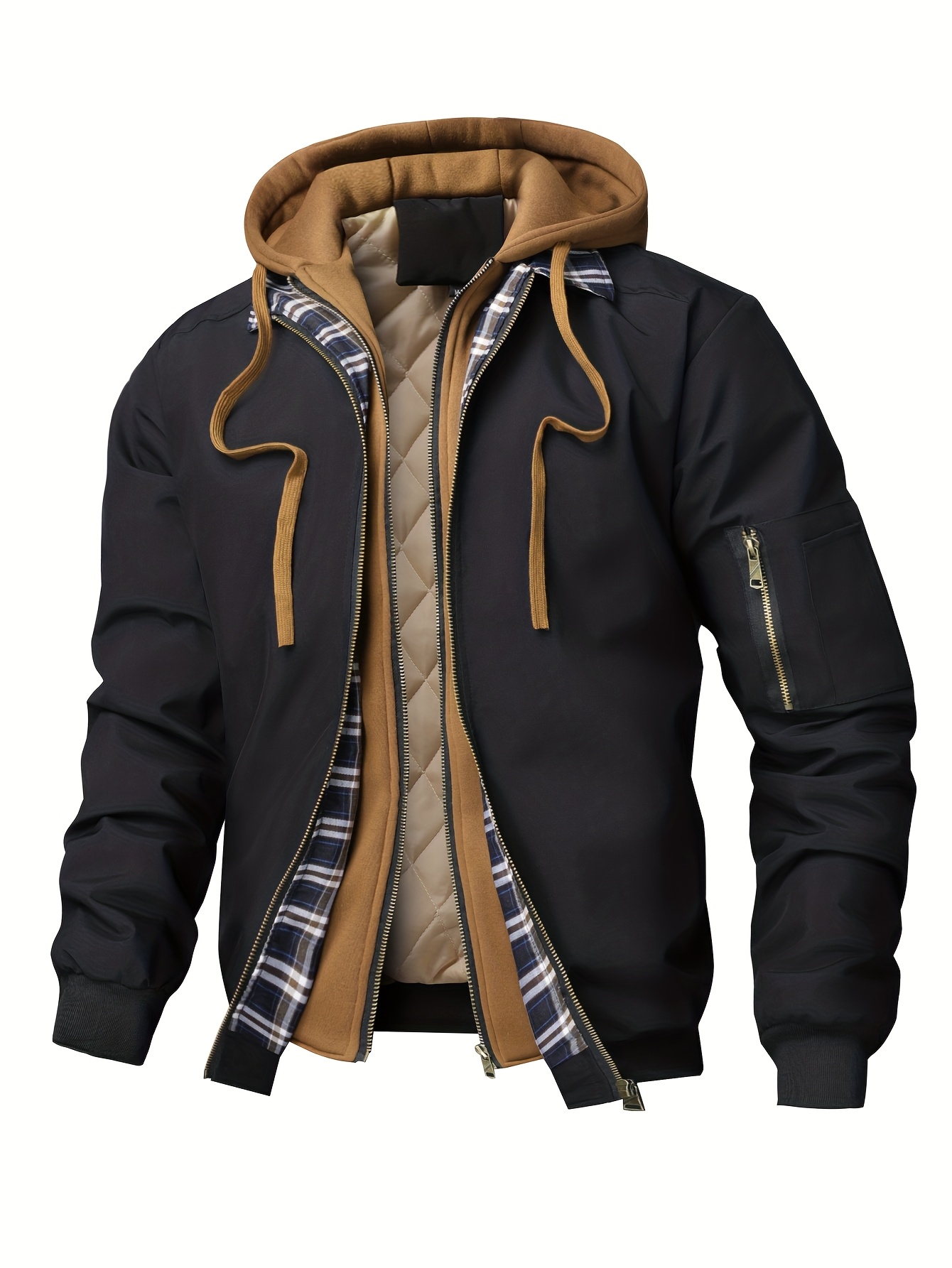 Men's Sports Jacket with Cap