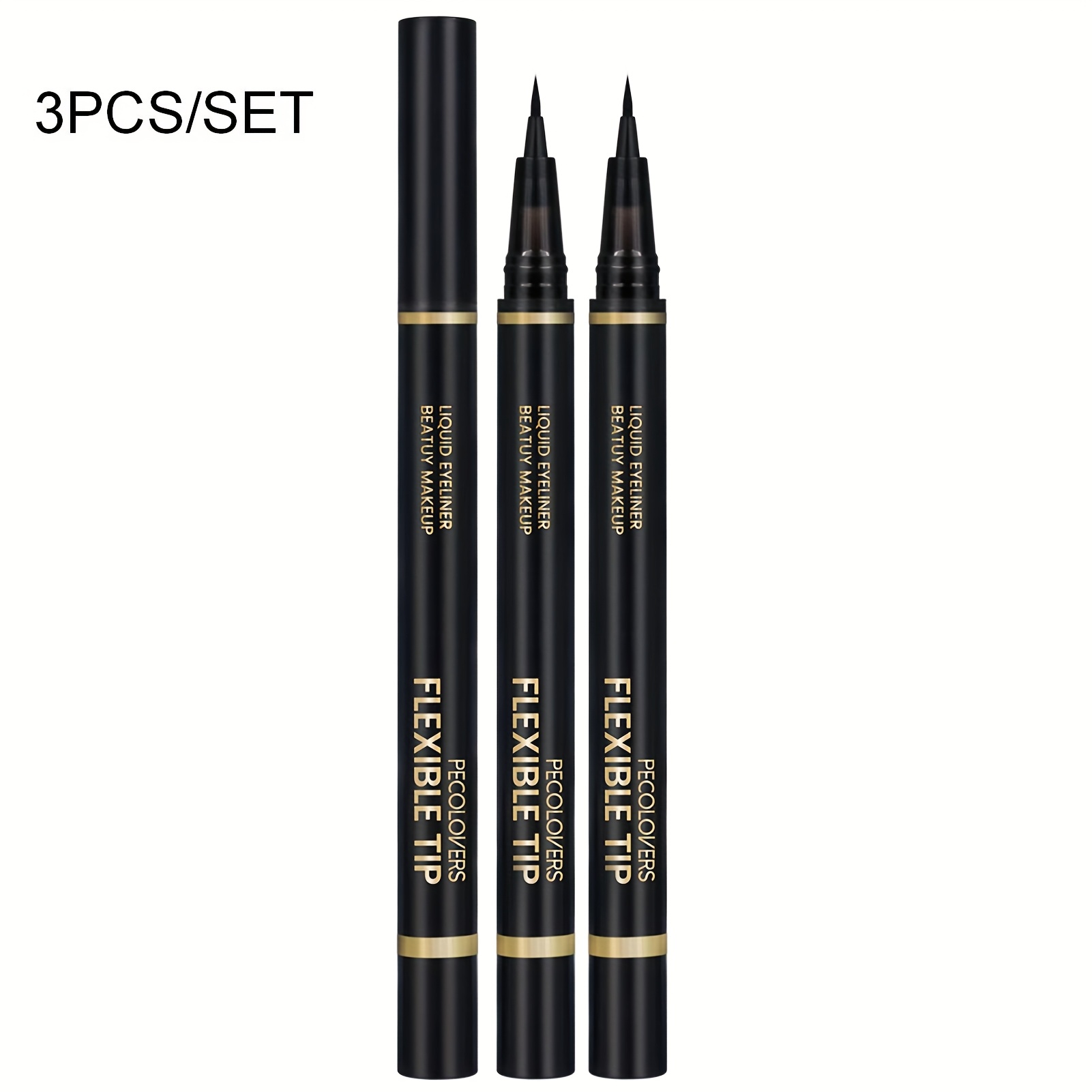 3pcs/set Long-lasting Liquid Eyebrow Pencil - Waterproof, Sweat-proof, Smooth Application, Travel-friendly, Perfect For