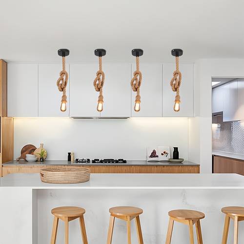 luminaire suspendu style e27 pour à manger, bars, cuisines, chalets, fermes, couloirs, chambres, chevets et de bain (ampoule non )